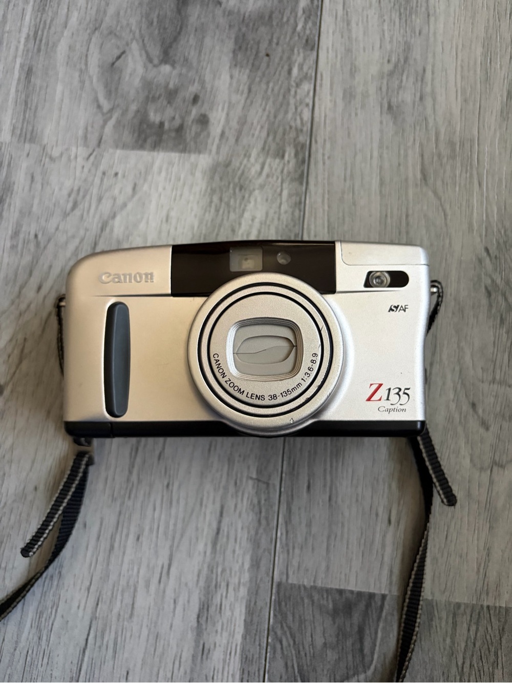 Canon Z135 Caption Silver and Black Point-and-Shoot Film 35mm Camera